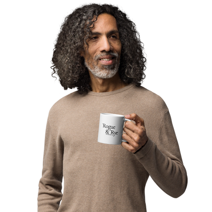 druid dog mug, Rogue & Rye druid coffee mug, nature magic mug, fantasy ceramic mug, dnd druid merchandise, tabletop gamer mug, druid dog gift, microwave safe mug, dishwasher safe mug, rpg dog druid drinkware