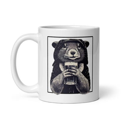 rogue squirrel mug, Rogue & Rye coffee mug, mischievous dnd mug, fantasy squirrel drinkware, tabletop rpg coffee cup, dishwasher safe dnd mug, microwave safe rogue mug, dnd character mug, adventure-themed ceramic mug