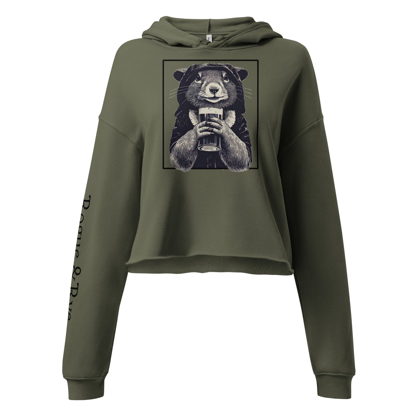 rogue crop hoodie, RPG crop sweatshirt, D&D inspired fashion, fantasy gamer hoodie, cropped nerdy hoodie, Rogue & Rye clothing, stylish RPG apparel, cotton poly fleece hoodie, casual fantasy top, raw hem hoodie