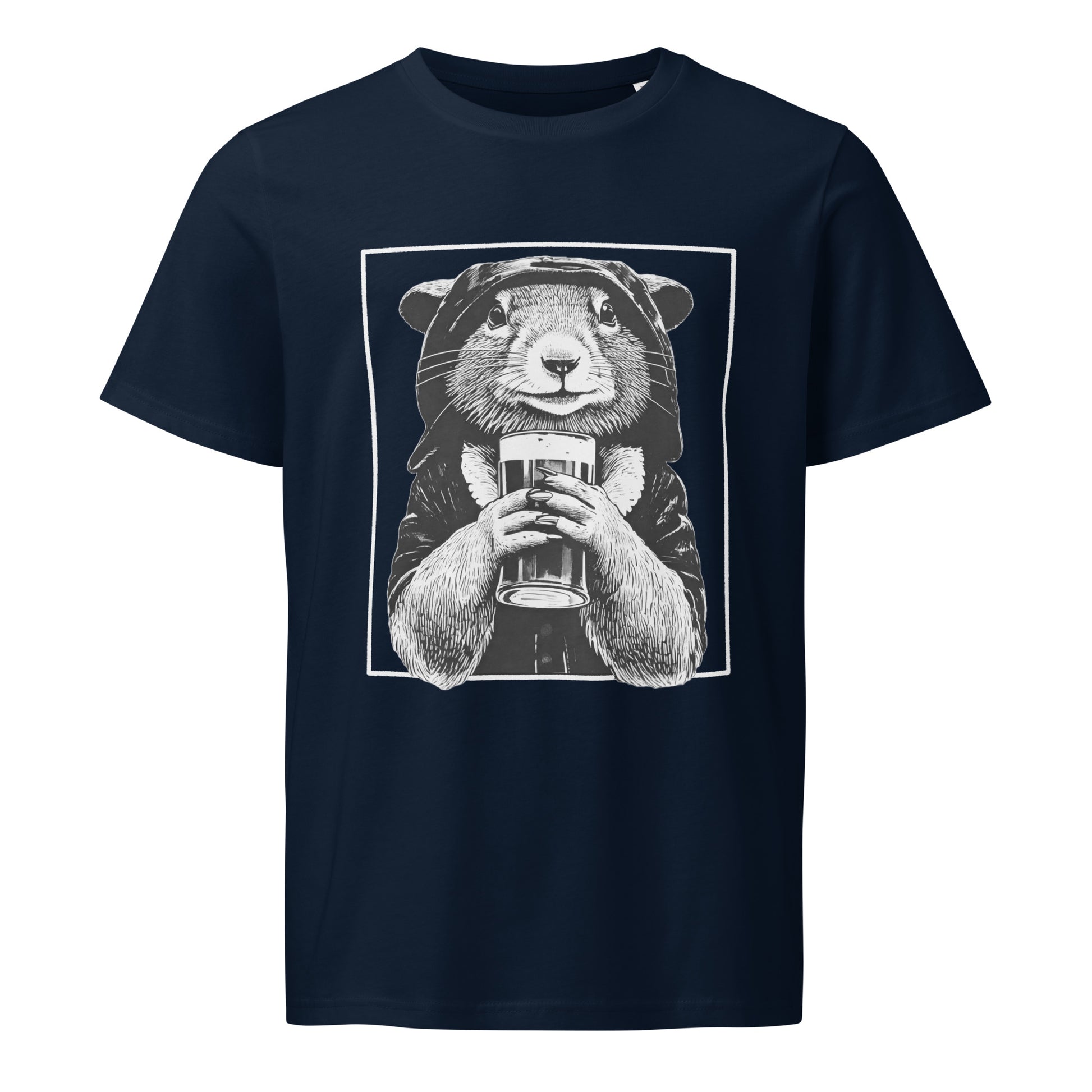 rogue squirrel t-shirt, organic cotton fantasy tee, unisex rpg shirt, dark color adventurer shirt, sustainable gaming apparel, eco-friendly rogue shirt, breathable fantasy t-shirt, rogue and rye clothing, mischief-inspired organic tee, medieval rogue style shirt