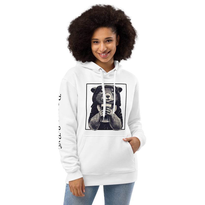 Rogue hoodie, eco-friendly RPG hoodie, organic cotton gamer hoodie, recycled streetwear, D&D rogue apparel, unisex fantasy hoodie, mischievous RPG hoodie, Rogue & Rye clothing, sustainable nerd fashion, cozy adventure hoodie