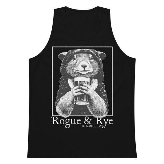 rogue tank top, dark fantasy tank, rpg unisex apparel, rogue and rye clothing, sleeveless gaming shirt, premium cotton tank, relaxed fit workout top, fantasy character tank, soft durable tank for adventurers, gamer fashion, medieval inspired tank