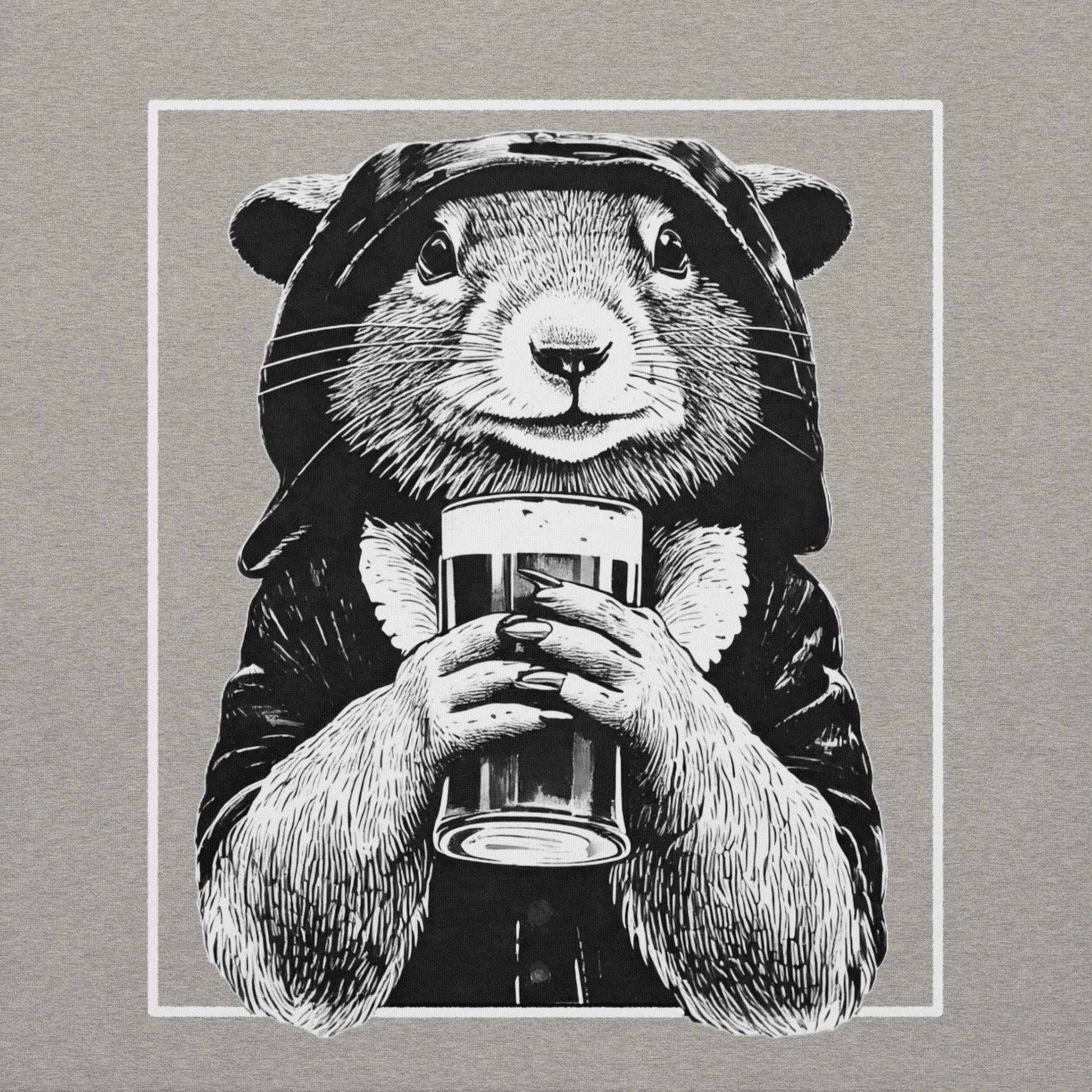 rogue and rye hoodie, squirrel rogue hoodie, unisex fantasy hoodie, rpg gamer hoodie, cozy dnd hoodie, rogue character sweatshirt, dark cotton hoodie for gamers, adventure themed apparel, nerdy streetwear hoodie, rogue and rye merch