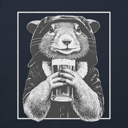 rogue and rye hoodie, squirrel rogue hoodie, unisex fantasy hoodie, rpg gamer hoodie, cozy dnd hoodie, rogue character sweatshirt, dark cotton hoodie for gamers, adventure themed apparel, nerdy streetwear hoodie, rogue and rye merch