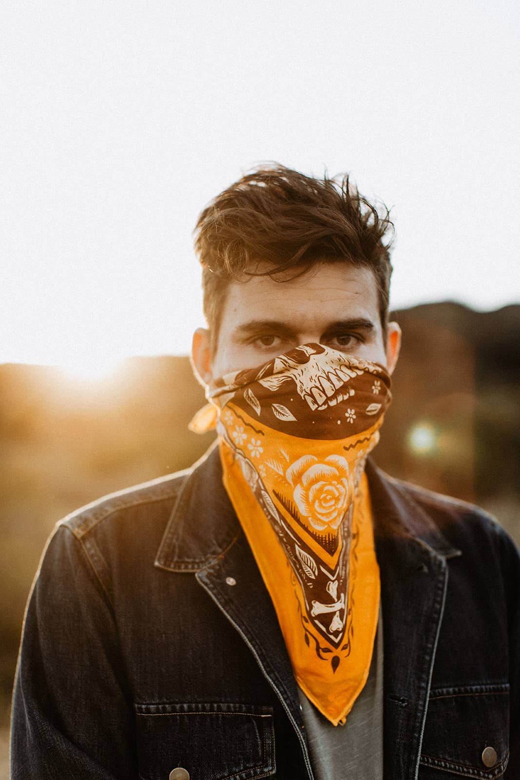 The Free Spirit Bandana by Bandits Bandanas features original artwork by Sam Dunn and is crafted from GOTS-certified, sustainably sourced organic cotton. Fair Trade Certified and ultra-soft, this 21" × 21" bandana is designed for everyday wear—styled at the neck, in the hair, or tied to a favorite bag. Each purchase gives back, with 10% of proceeds supporting Parkinson’s UK, making it a meaningful, artist-driven accessory designed to be lived in.
