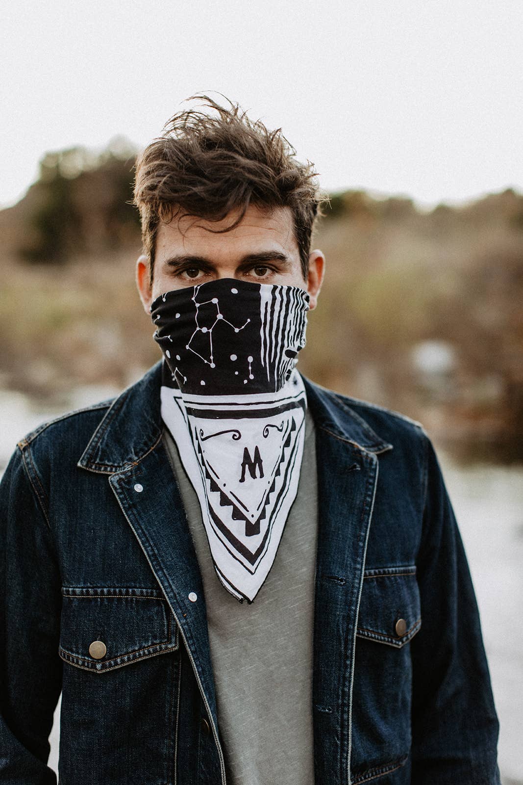 The Freedom Is… Bandana by Bandits Bandanas features original artwork by Francesco Colombo (IVO Works) and is crafted from GOTS-certified, sustainably sourced organic cotton. Fair Trade Certified and ultra-soft, this 21" × 21" bandana is designed for everyday wear—styled at the neck, in the hair, or tied to a favorite bag. Each purchase gives back, with 10% of proceeds supporting Greenpeace, making it a meaningful, artist-driven accessory designed to be lived in.
