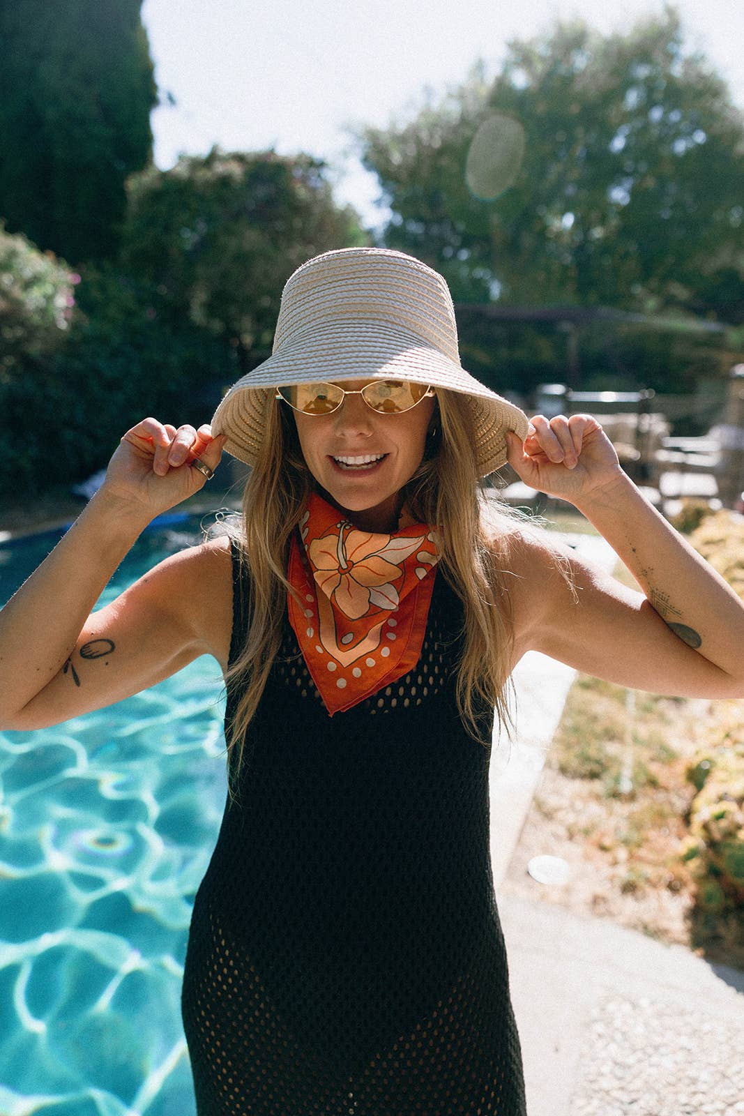 The Na’Pali Coast Bandana by Bandits Bandanas features original artwork by Lisa McCormick, inspired by the iconic coastline of Kaua‘i. Made from 100% GOTS-certified organic cotton and Fair Trade Certified, this ultra-soft bandana is a versatile accessory for hair, neck, bag styling, and everyday wear. Plus, 10% of proceeds support Love One International, making it a thoughtful, artist-driven gift with real impact.