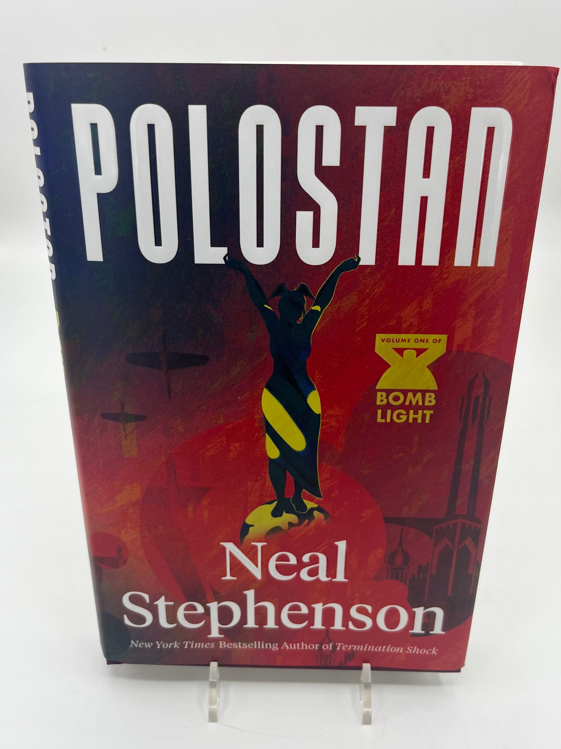 Preowned Very Good hardcover edition of Polostan by Neal Stephenson, published by Morrow, signed by the author. This signed copy shows a minor lower spine bump but is otherwise clean and well cared for. A compelling addition for fans of historical fiction, speculative storytelling, and collectors of signed science fiction and literary novels.