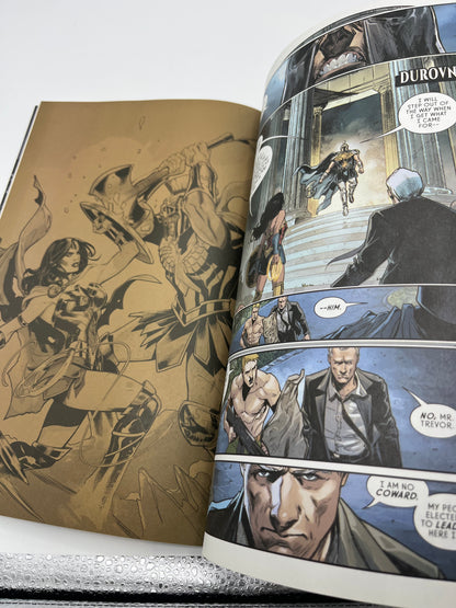 Preowned Very Good copy of Wonder Woman, Vol. 1: The Just War by G. Willow Wilson (DC). A strong entry point for modern Wonder Woman readers, featuring character-driven storytelling and accessible continuity. Clean, solid copy with minor cover waviness—great for reading, collecting, or gifting to a Wonder Woman fan.