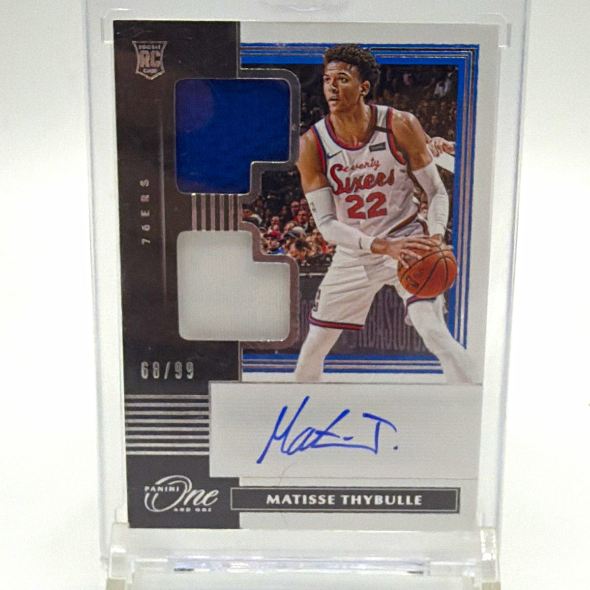 Panini 2019-20 One and One RDJA Matisse Thybulle RC Auto Jersey #RDJA-MTH /99