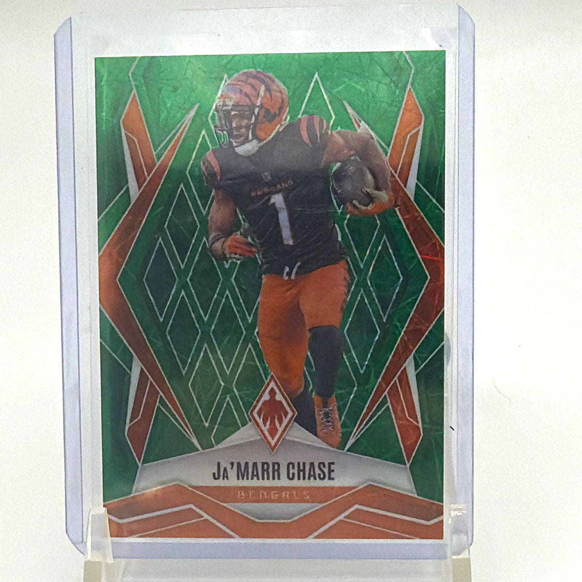 Panini 2025 Phoenix Ja'Marr Chase #93 Green Lazer /49 Bengals Football Card