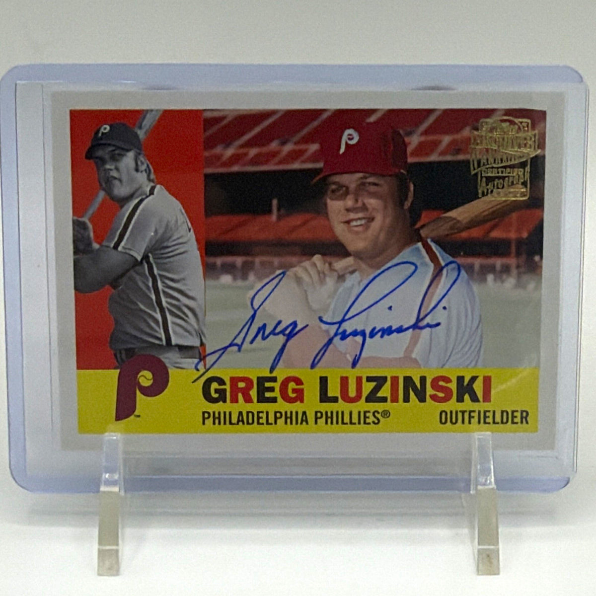 Topps 2021 Archives Fan Favorite Autographs 1960 Greg Luzinski FFA-GL Auto