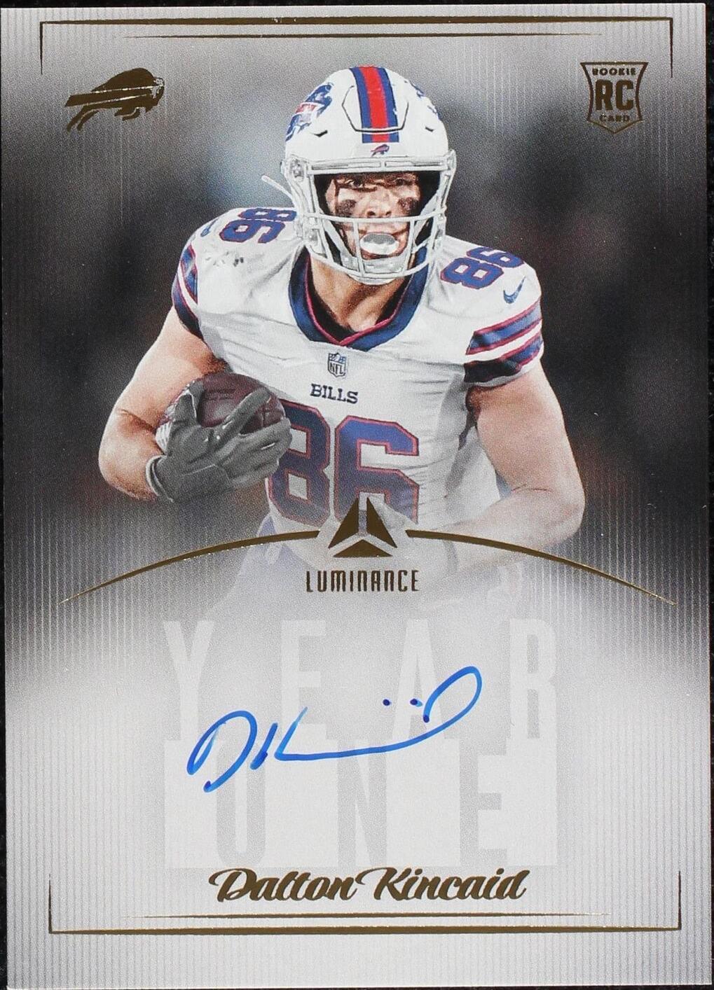 Panini 2023 Luminance Year One Signatures SP Dalton Kincaid #Y1DK-ISP RC Auto