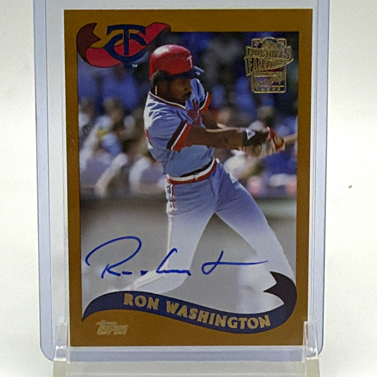 Topps 2021 Archives Fan Favorite Autographs Ron Washington Auto #FFA-RW