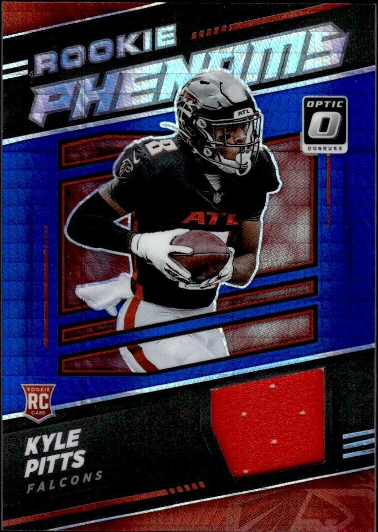 Panini 2021 Donruss Optic Rookie Phenoms Kyle Pitts #RP-11 (RC, MEM) Falcons