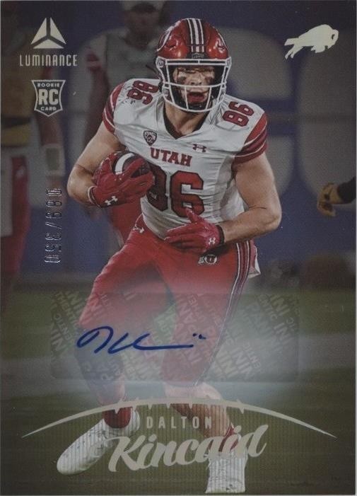 Panini 2023 Luminance Dalton Kincaid #123 RC Auto Autographs 305/350 Bills