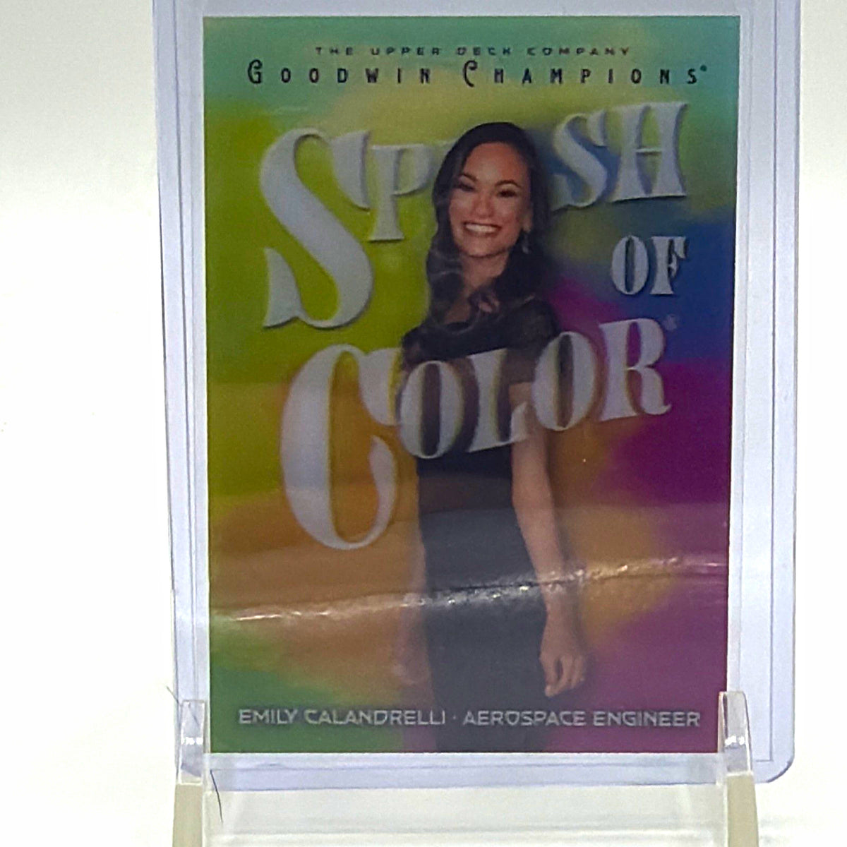 Upper Deck 2026 Goodwin Champions Splash of Color SC-2 Emily Calandrelli