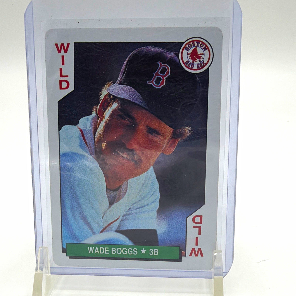 U.S. Playing Card Co. 1991 MLB All-Stars Wade Boggs #WB Red Sox Copyright Back