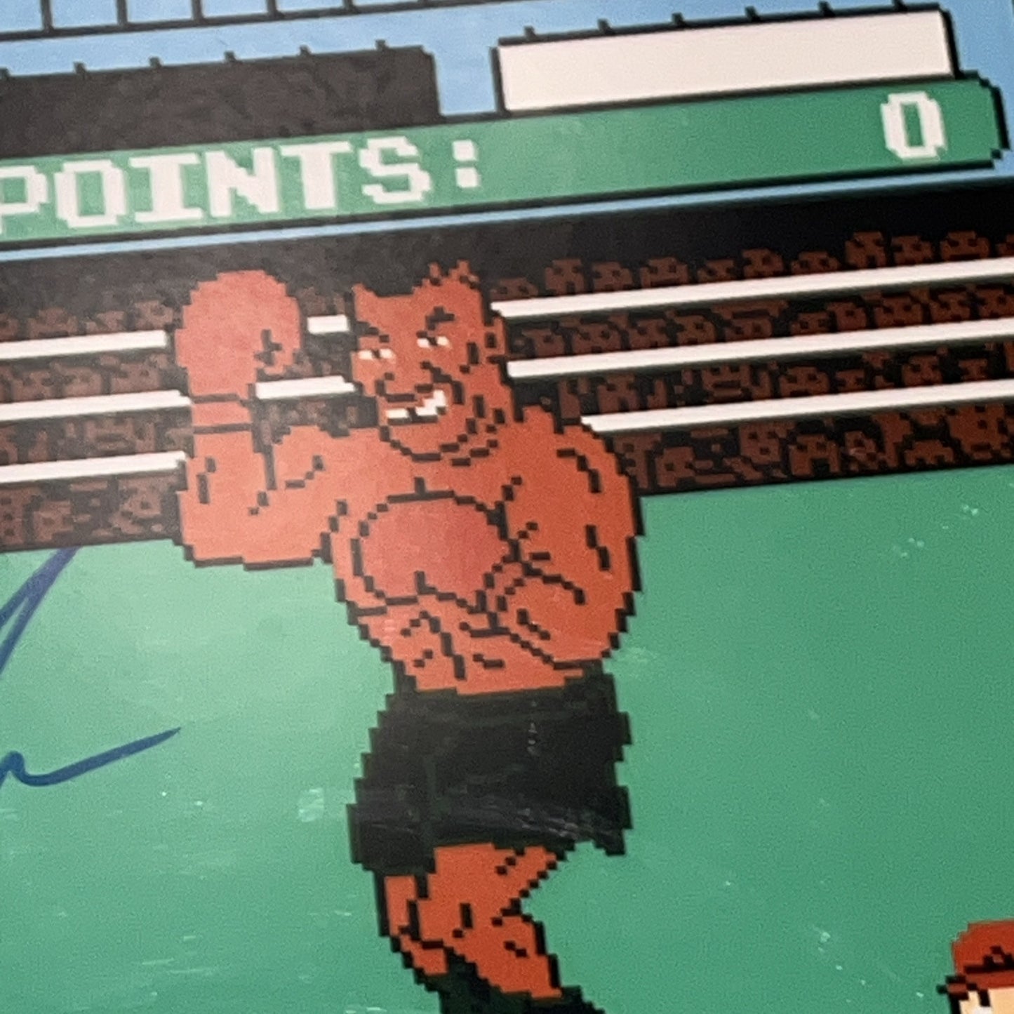 Mike Tyson Autographed 16x20 Mike Tyson’s Punch Out Beckett Authentication 