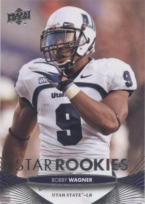Upper Deck 2012 Star Rookies Bobby Wagner #101 Rookie Utah State Aggies Card