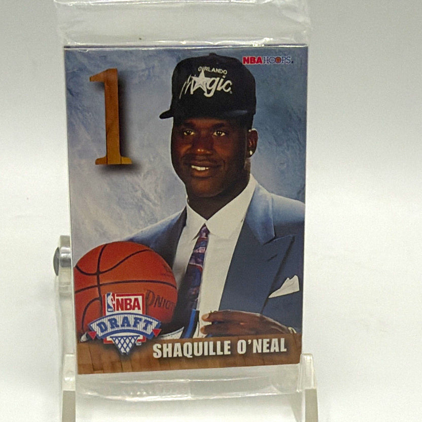 NBA Hoops 1992-93 NBA Draft #1 Shaquille O'Neal RC redemption lottery pack