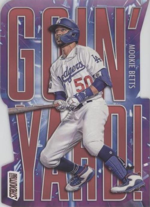 Topps 2023 Stadium Club Goin' Yard! Red Mookie Betts Dodgers #GY-14