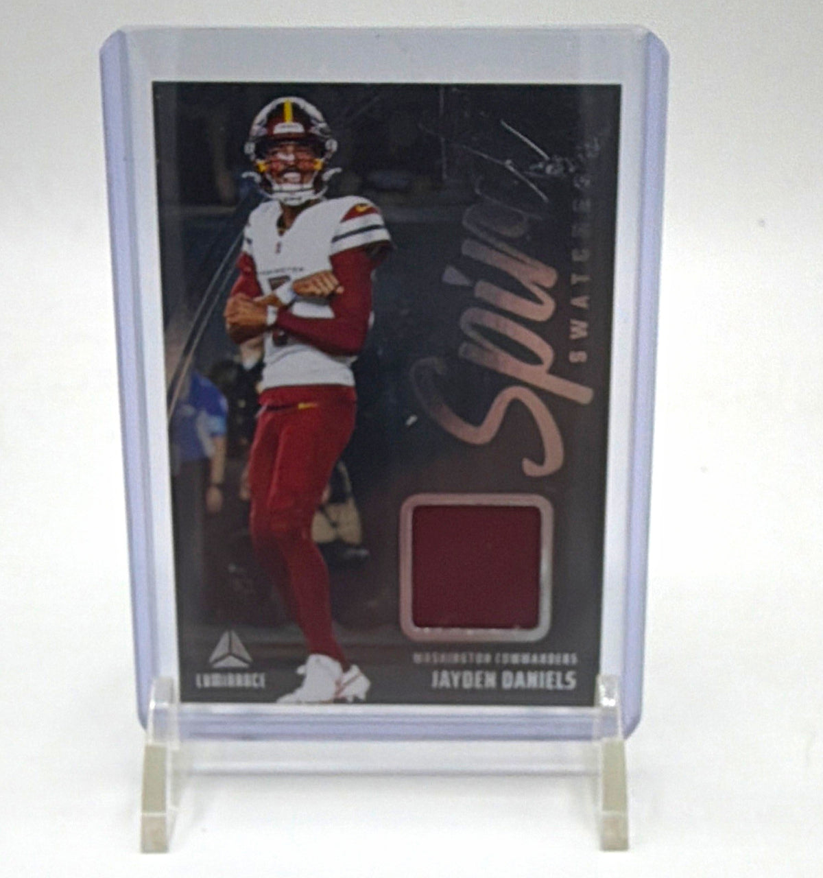 Panini 2025 Luminance Spirit Swatches Jayden Daniels #SSW-JDA Commanders MEM