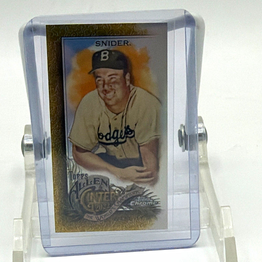 Topps 2022 Allen & Ginter Chrome Duke Snider #154 Dodgers  31/50 Gold refractor