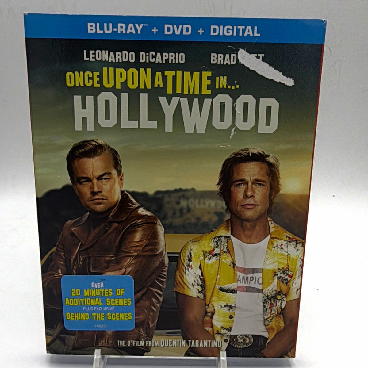 Once Upon a Time in Hollywood Blu-ray+DVD+Digital DiCaprio Pitt Tarantino