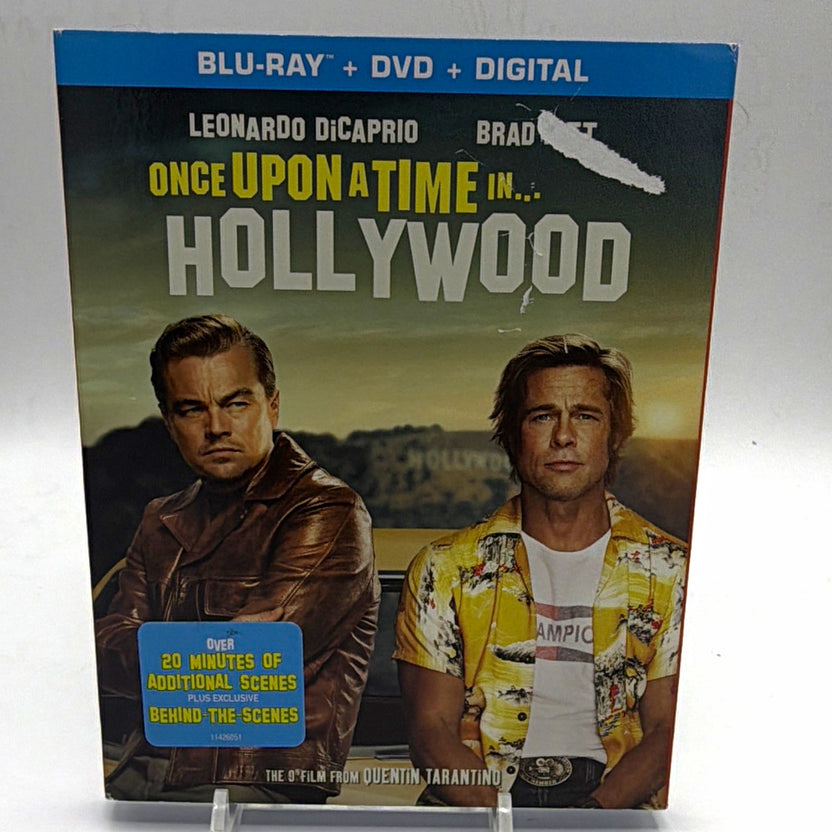 Once Upon a Time in Hollywood Blu-ray+DVD+Digital DiCaprio Pitt Tarantino