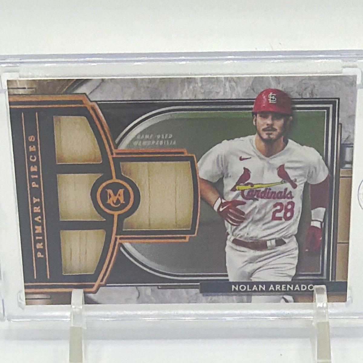 Topps 2021 Museum Collection Nolan Arenado Quad Relic SPQR-NA Cardinals