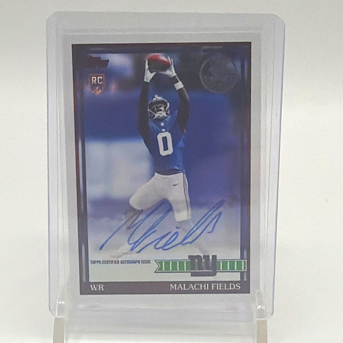 Topps 2026 Flagship Malachi Fields 1991 Auto RC #91FRA-MF New York Giants