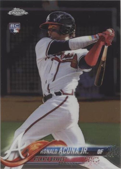 2018 Topps Chrome - Ronald Acuña Jr. #193  (RC)  PSA 10