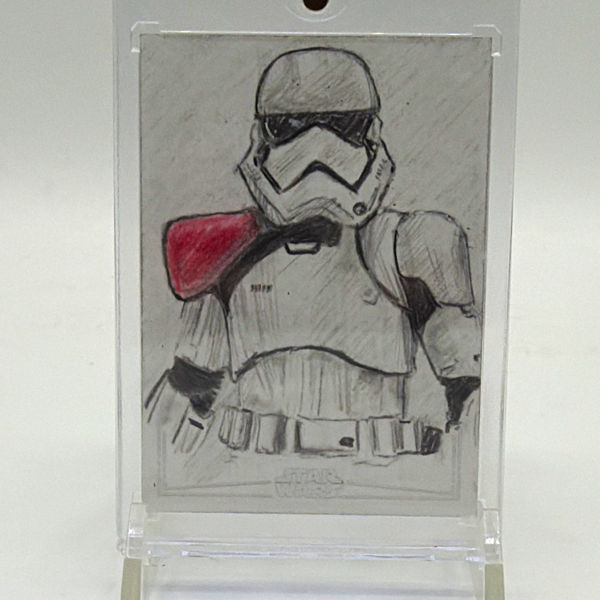 Topps Star Wars Stormtrooper Captain Sketch Card Signed by Neil A. Brady 1/1