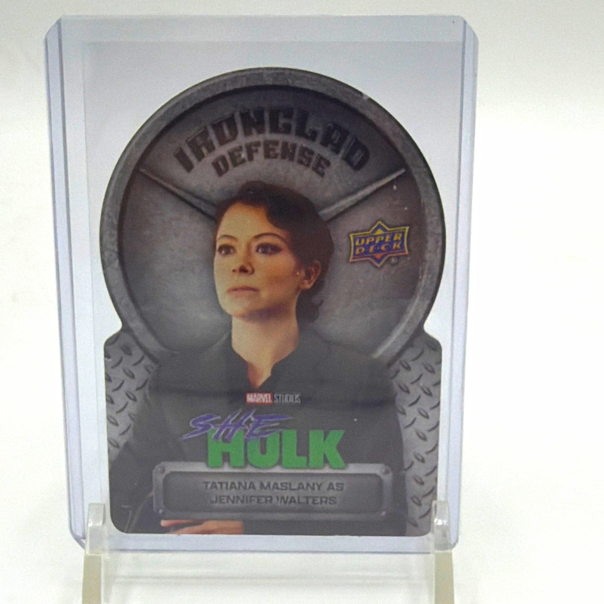 Upper Deck 2023 Marvel Studios She-Hulk Ironclad Defense ID-10 Tatiana Maslany