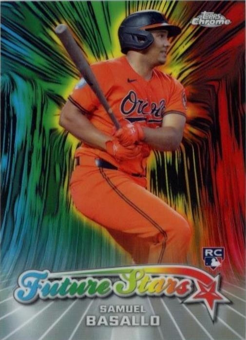 Topps Chrome 2026 Future Stars Samuel Basallo #FS-4 (RC) Orioles 23/25
