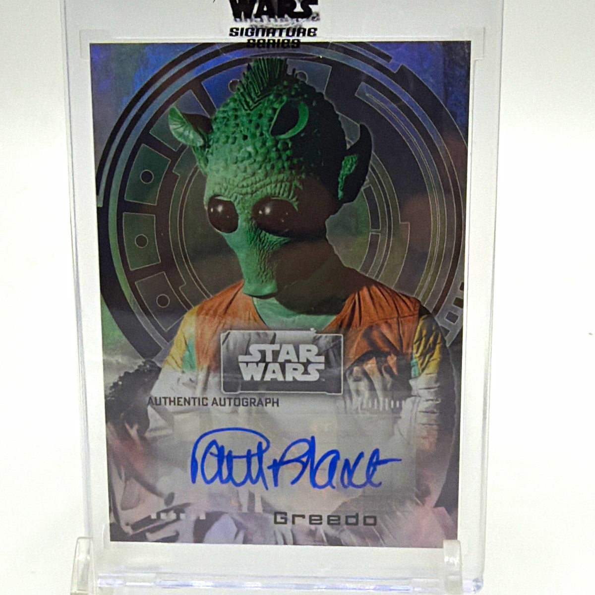 Topps 2017 Star Wars Signature Series Greedo Paul Blake Autograph A-PB2