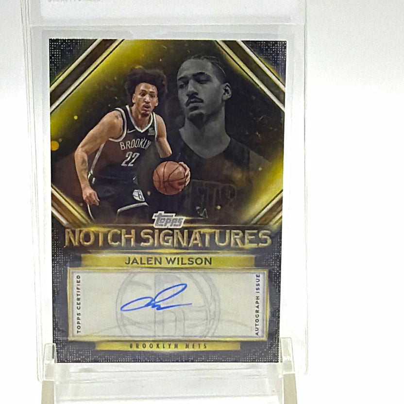 Topps 2025 Notch Signatures Jalen Wilson Hard Signed Auto #TNS-JW Nets