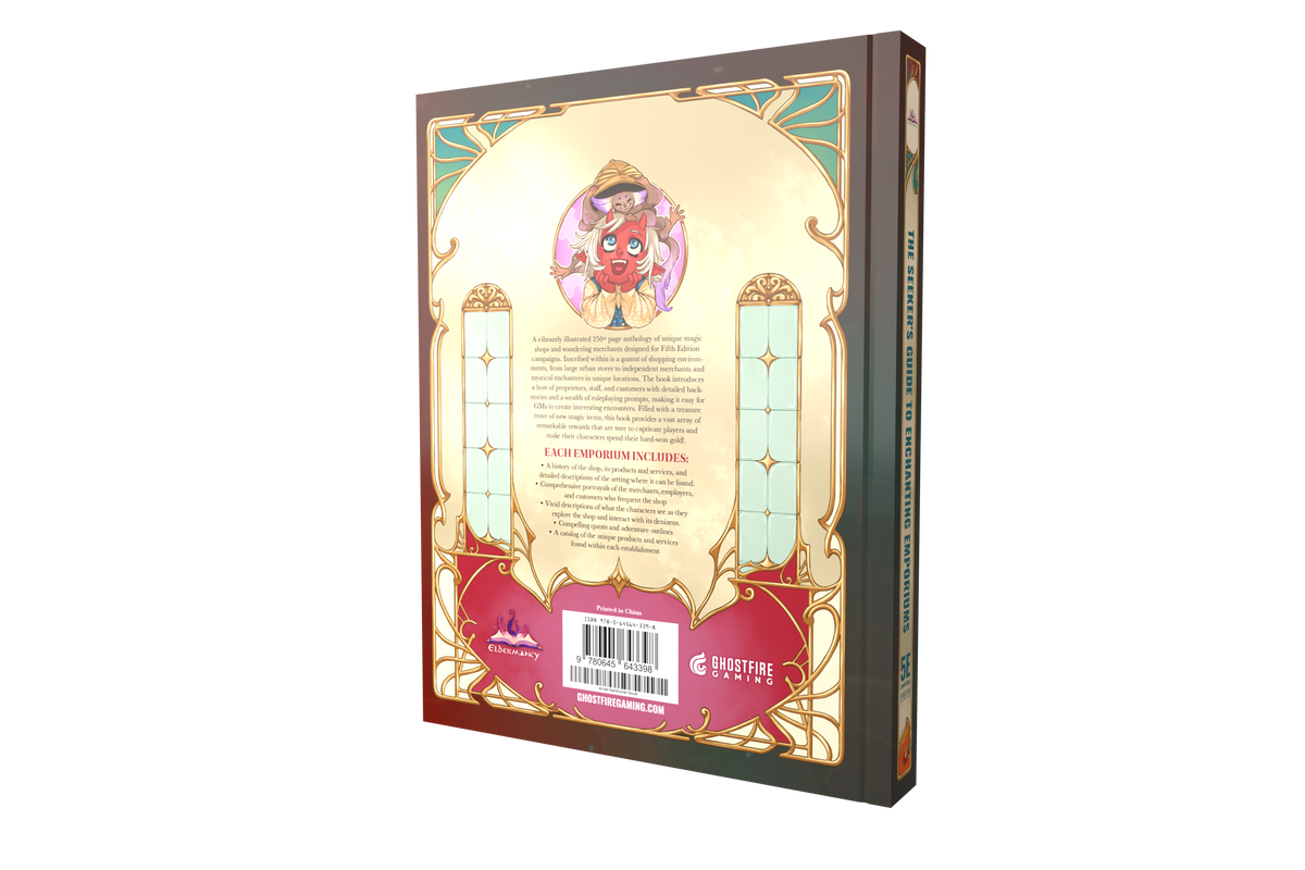 The Seeker’s Guide to Enchanting Emporiums hardcover book