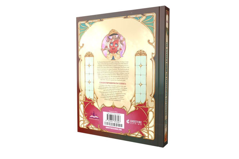 The Seeker’s Guide to Enchanting Emporiums hardcover book