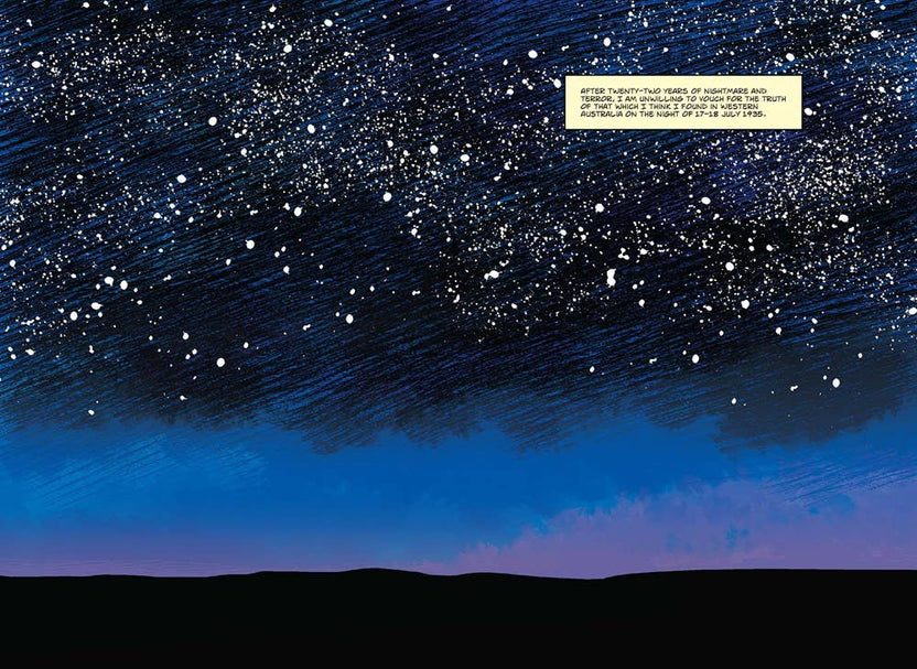 Shadow Out of Time graphic novel, H.P. Lovecraft comic adaptation, INJ Culbard illustrated Lovecraft, cosmic horror graphic novel, Great Race of Yith story, Microcosm Publishing book, science fiction horror comic, eldritch graphic novel adaptation, Astounding Stories Lovecraft, Rogue & Rye graphic novels.