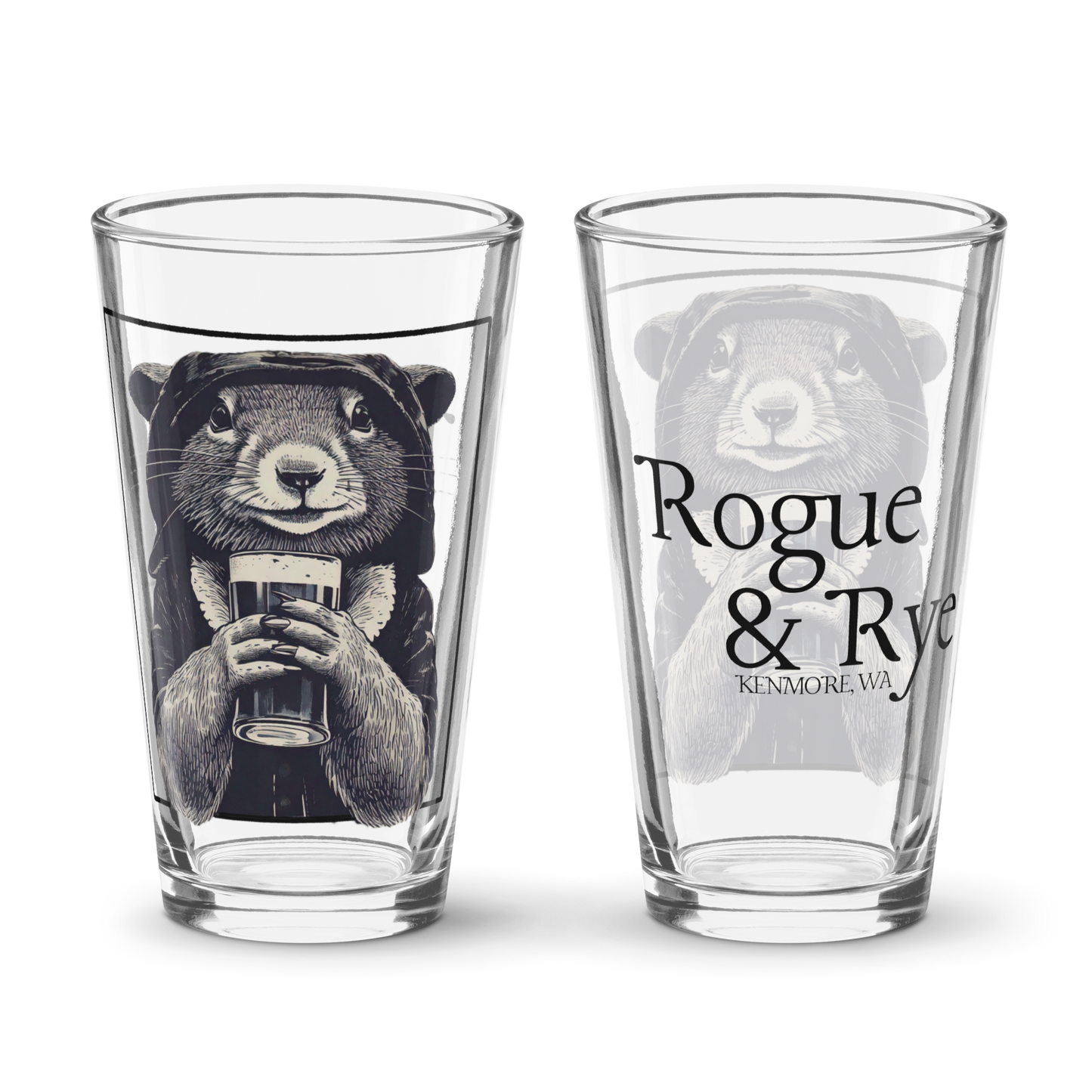 The Rogue Pint Glass