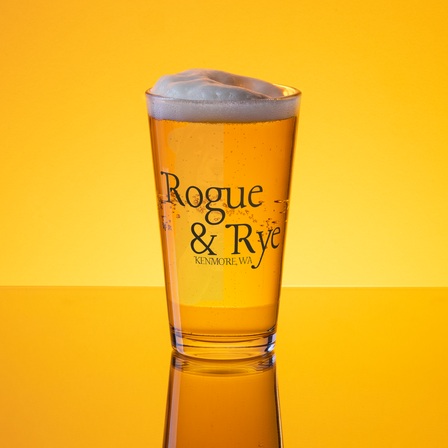 The Rogue Pint Glass