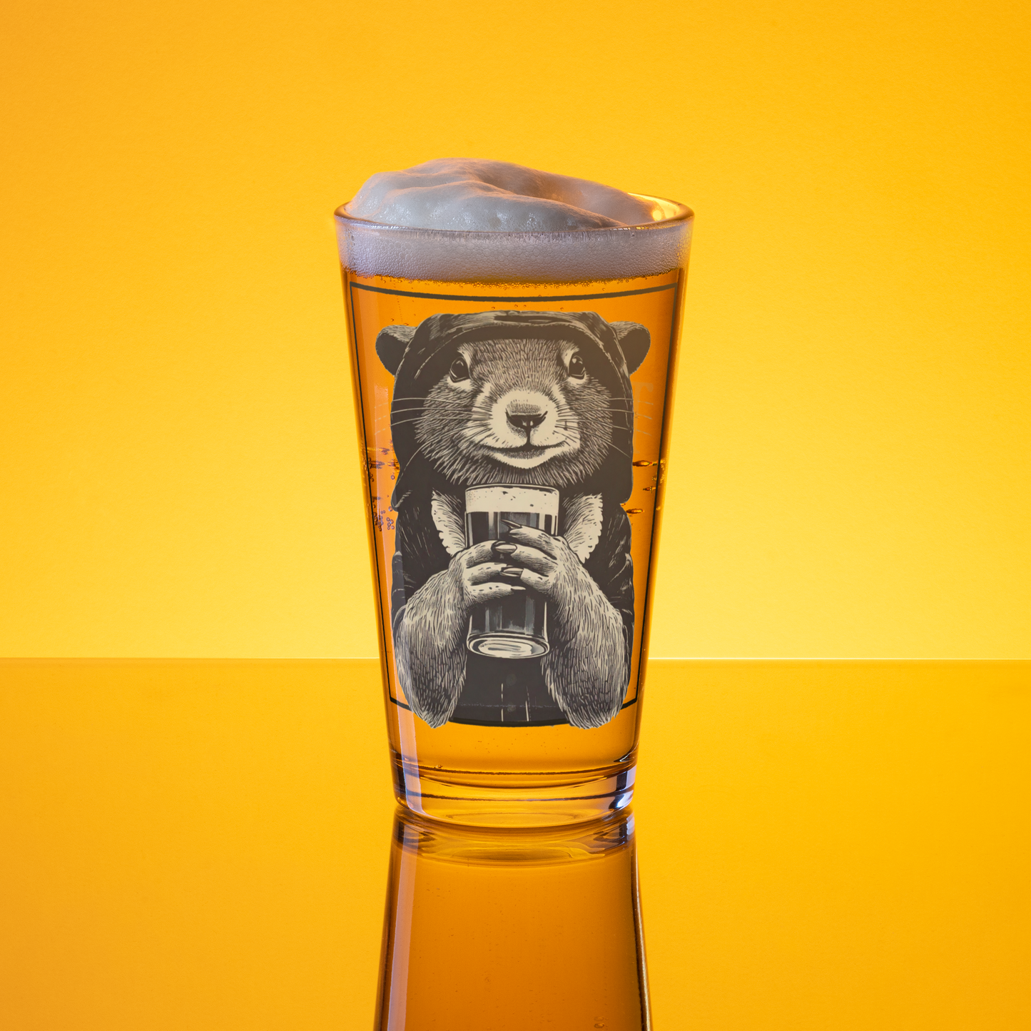 The Rogue Pint Glass