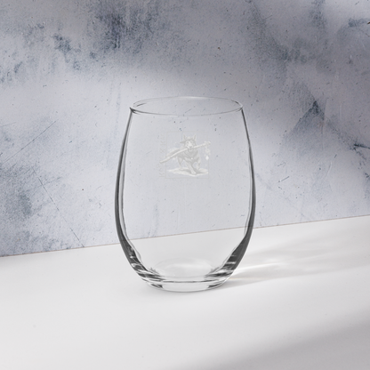 The Druid Stemless wine glass