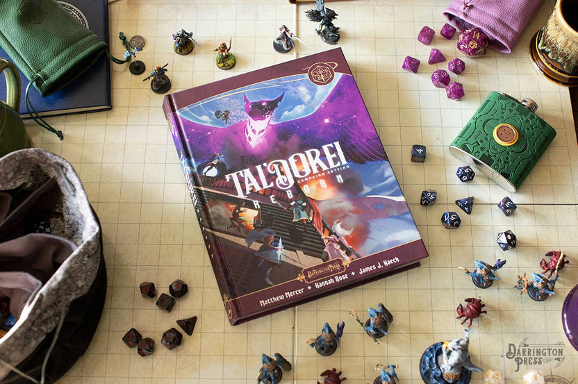 Tal’Dorei Campaign Setting Reborn, Critical Role campaign book, Tal’Dorei sourcebook, Darrington Press RPG guide, Matthew Mercer Tal’Dorei, Critical Role 5E setting, Tal’Dorei continent lore, fantasy RPG character options, Tal'Dorei locations and creatures, Tal'Dorei worldbuilding book, Exandria setting supplement, roleplaying game Tal'Dorei expansion
