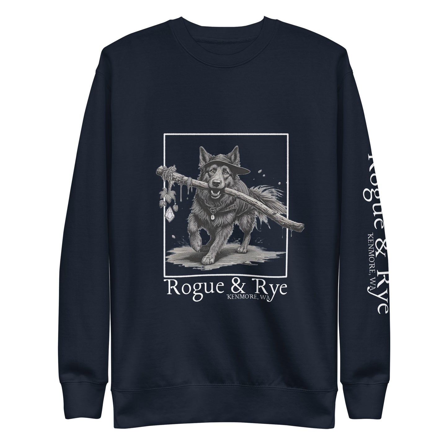 druid sweatshirt dog themed, nature druid hoodie, fantasy dog lover sweatshirt, unisex forest druid apparel, rogue and rye druid merch, great pyrenees inspired clothing, cozy rpg loungewear, woodland druid sweatshirt, gamer sweatshirt dog design, tabletop fantasy sweatshirt, druid class inspired clothing, fleece sweatshirt for hikers, forest magic apparel, nature adventure clothing, dog and forest sweatshirt