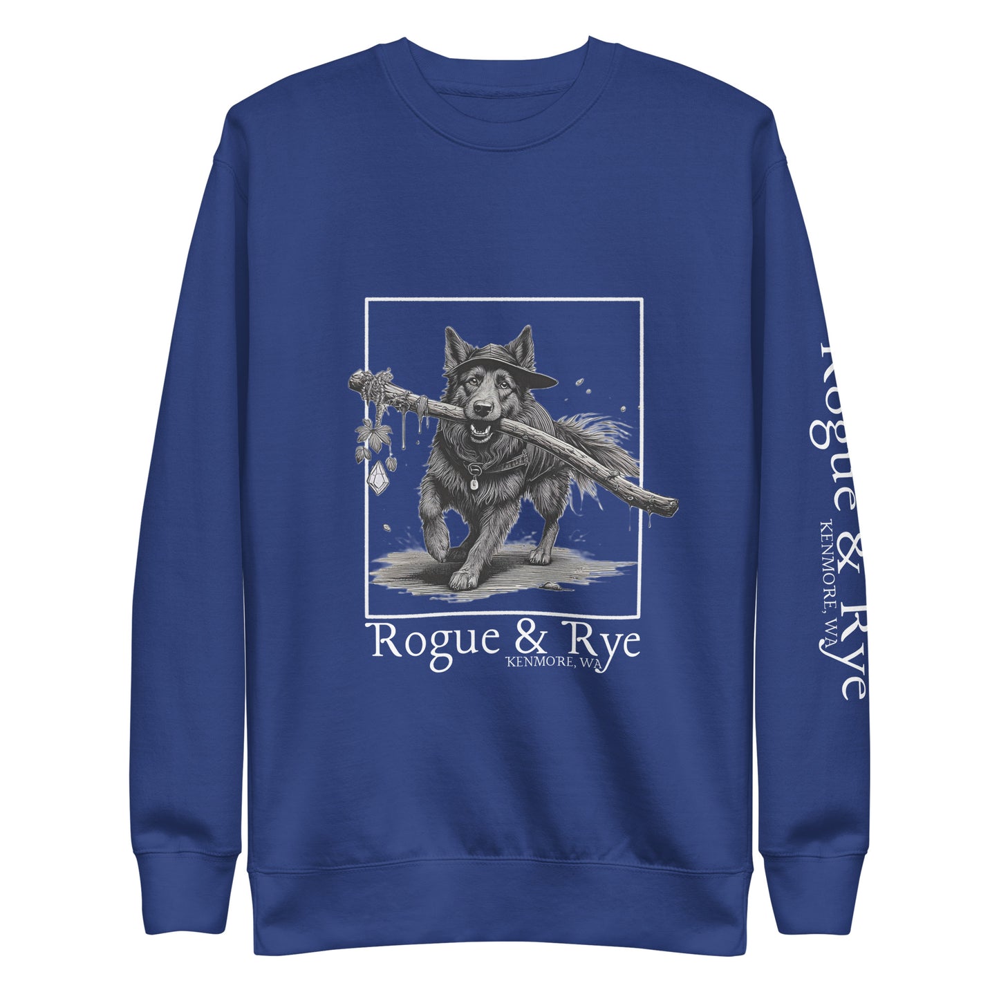 druid sweatshirt dog themed, nature druid hoodie, fantasy dog lover sweatshirt, unisex forest druid apparel, rogue and rye druid merch, great pyrenees inspired clothing, cozy rpg loungewear, woodland druid sweatshirt, gamer sweatshirt dog design, tabletop fantasy sweatshirt, druid class inspired clothing, fleece sweatshirt for hikers, forest magic apparel, nature adventure clothing, dog and forest sweatshirt
