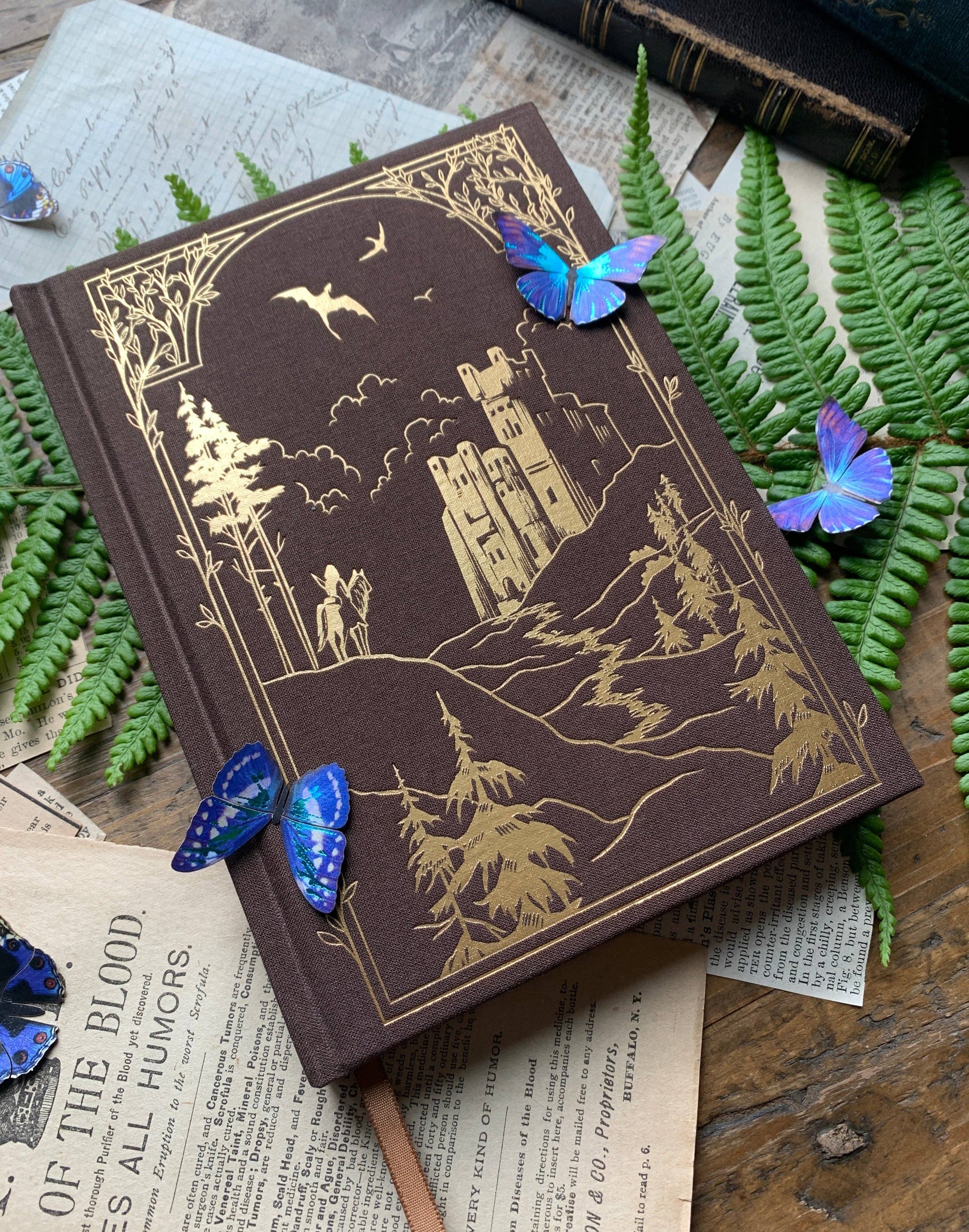 RPG dot grid journal, B6 gaming notebook, Dungeons and Dragons journal, vegan leather RPG notebook, fantasy game campaign planner, tabletop RPG accessories, The Antiquarian journal, world-building notebook, character tracking notebook, portable gaming sketchbook