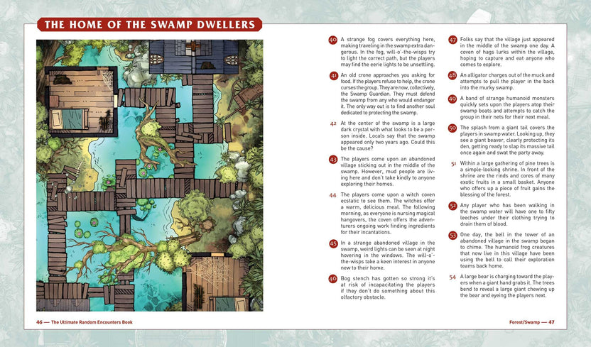 Ultimate Random Encounters book, RPG random encounter ideas, D&D random encounters, Pathfinder encounter prompts, fantasy tabletop encounter book, GURPS compatible encounters, homebrew RPG inspiration, random RPG events, RPG encounter guidebook, quick fantasy adventure hooks